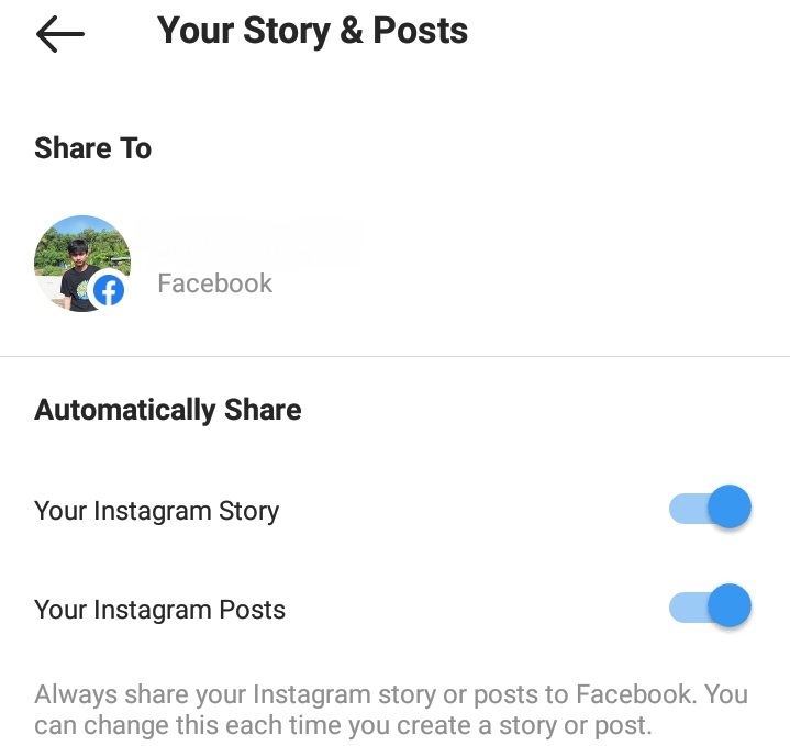 cara menghubungkan instagram ke facebook