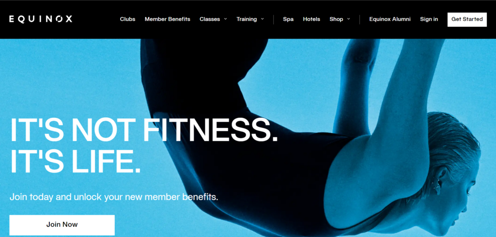 Contoh Landing Page Layanan Fitness Care