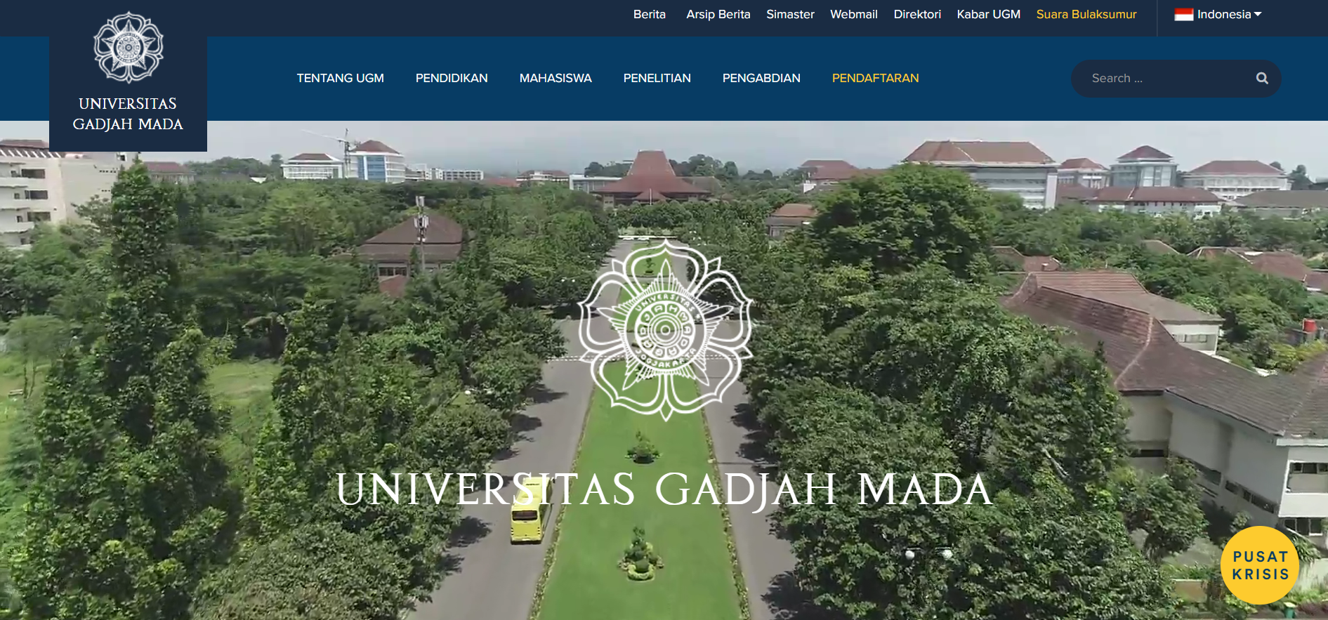 Website Instansi Universitas