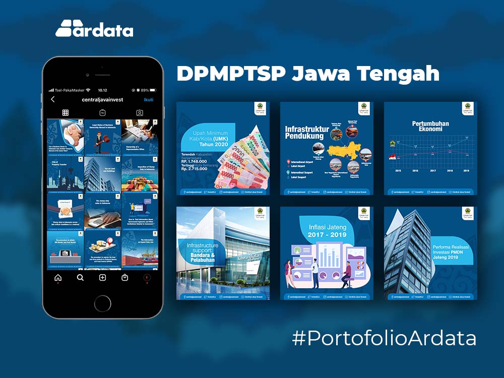 Portfolio DPMPTSP Jateng Social Media Management