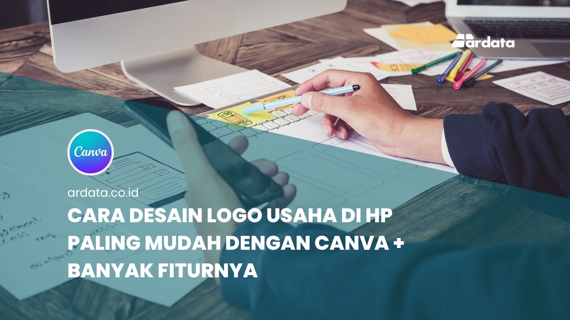 Cara Desain Logo Usaha di HP Paling Mudah dengan Canva + Banyak Fiturnya