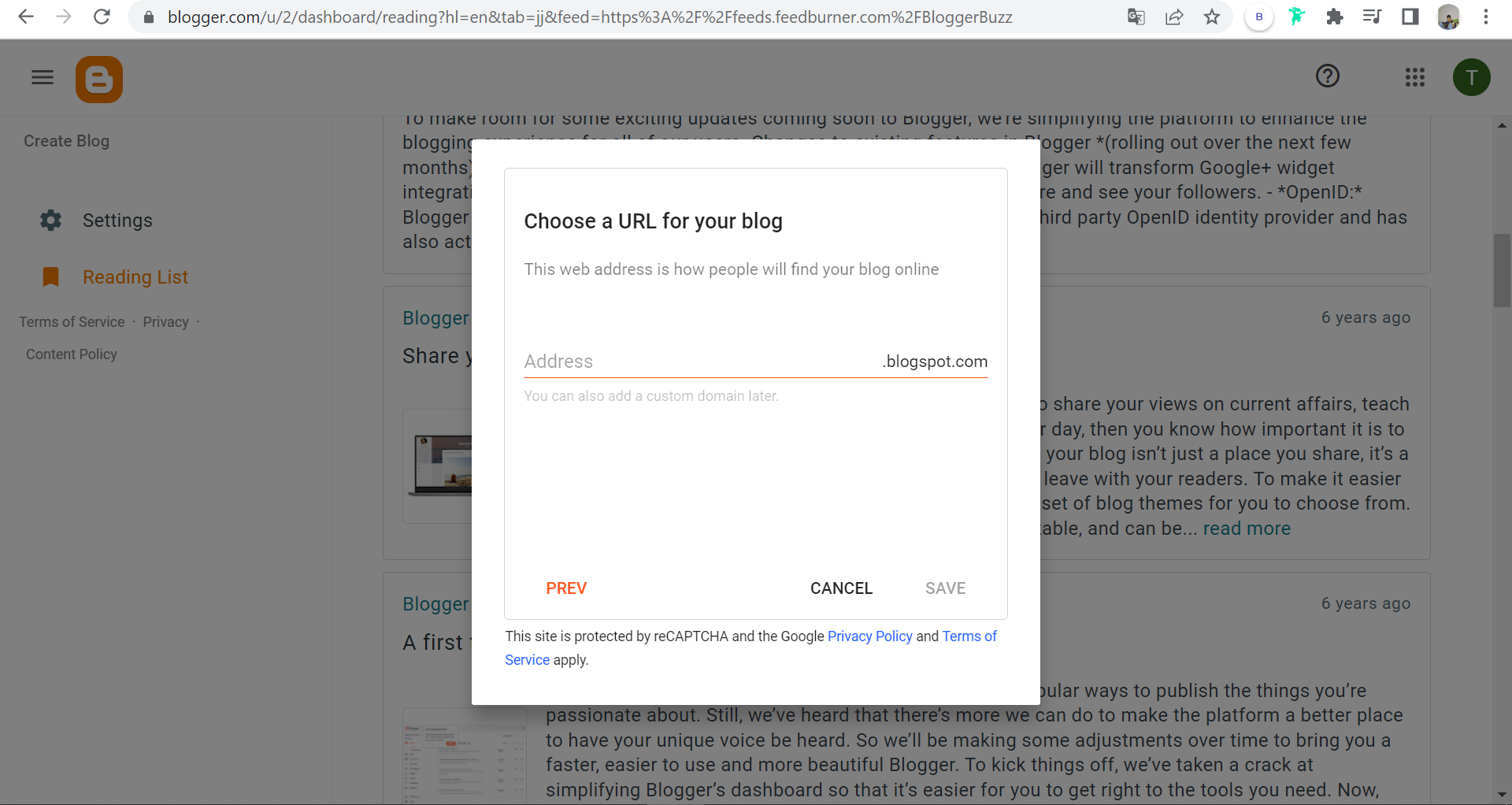 Cara Membuat Website 2023 - Choose URL