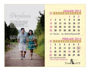 Contoh Desain Undangan Pernikahan Unik dan Lucu - kalender
