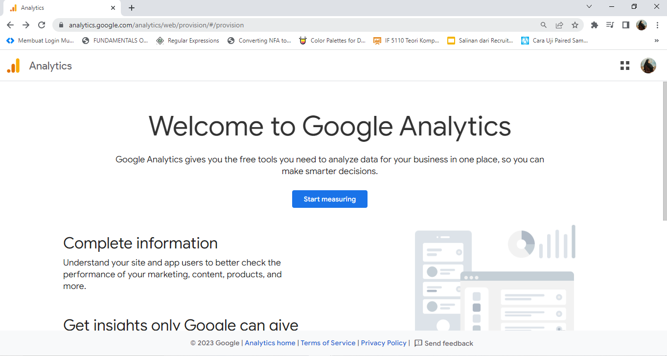 Cara Integrasi Landing Page dengan Google Analytics- welcome GA