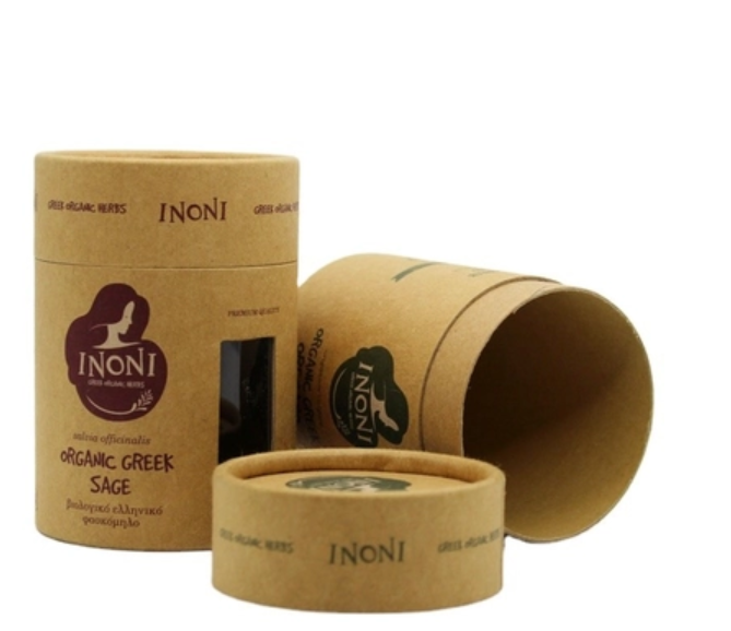 Kemasan Tabung Karton Teh
