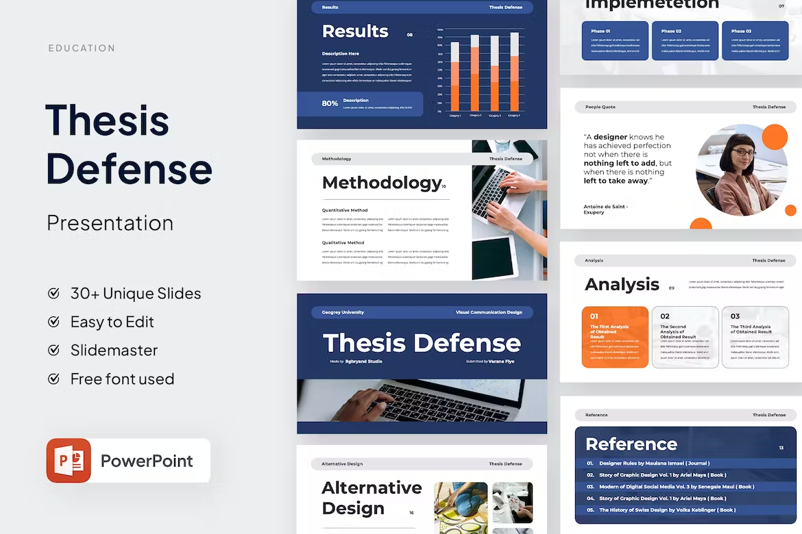 Template Ppt Untuk Sidang Skripsi Thesis Penelitian