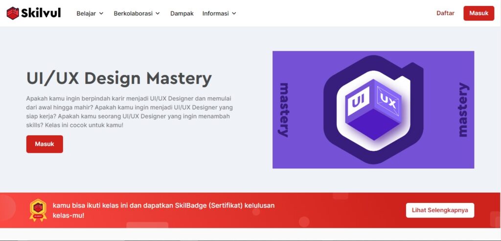 Rekomendasi Kursus UI UX & Sertifikasi UI UX Online