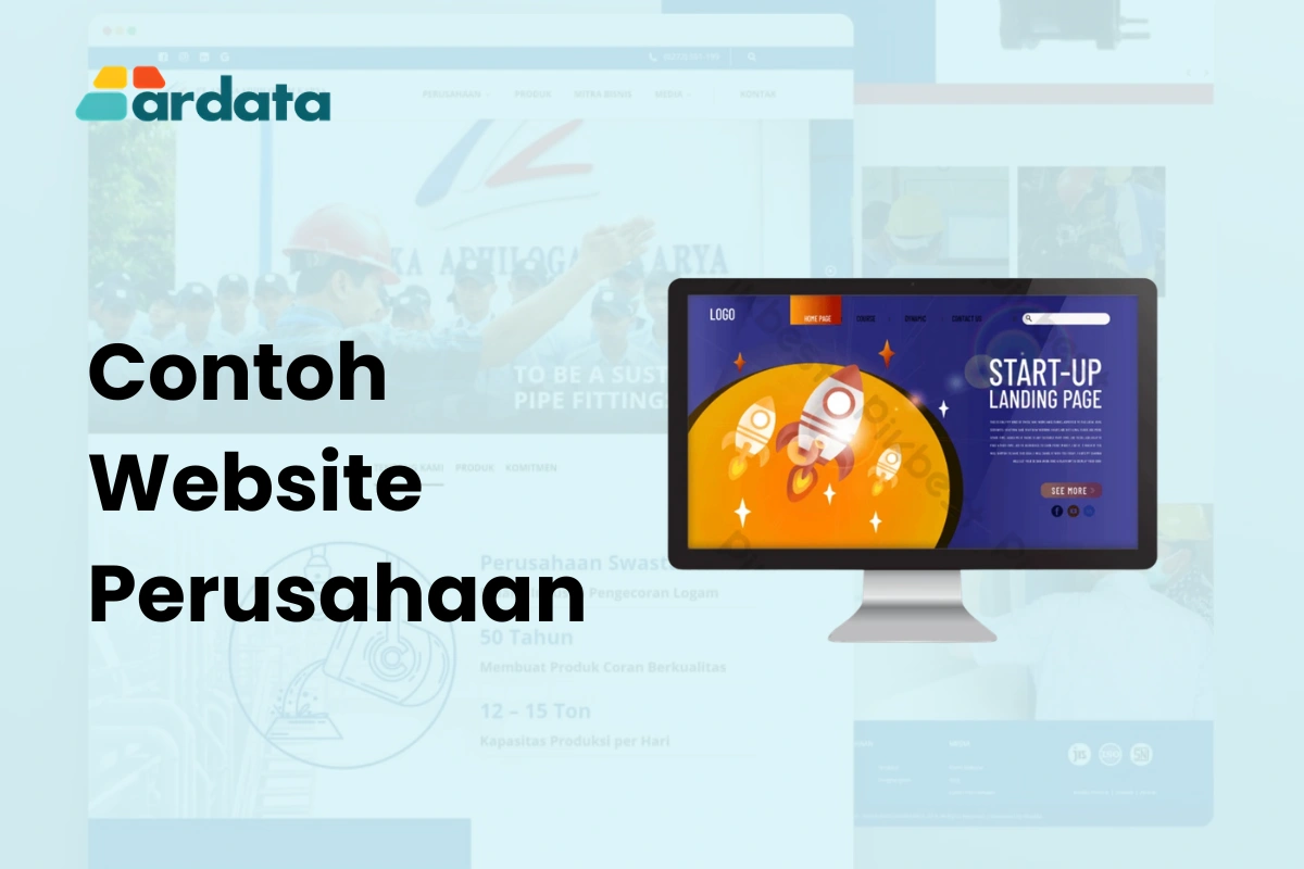 10 Contoh Website Perusahaan + Download Template Web Perusahaan