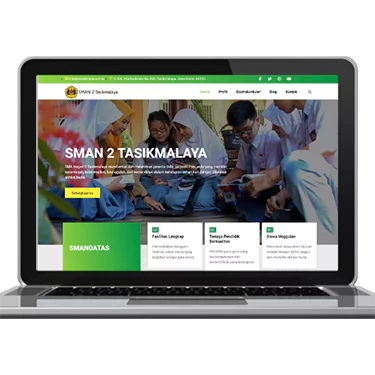 Jasa Pembuatan Website Sekolah & Universitas SMA 2 Tasikmalaya
