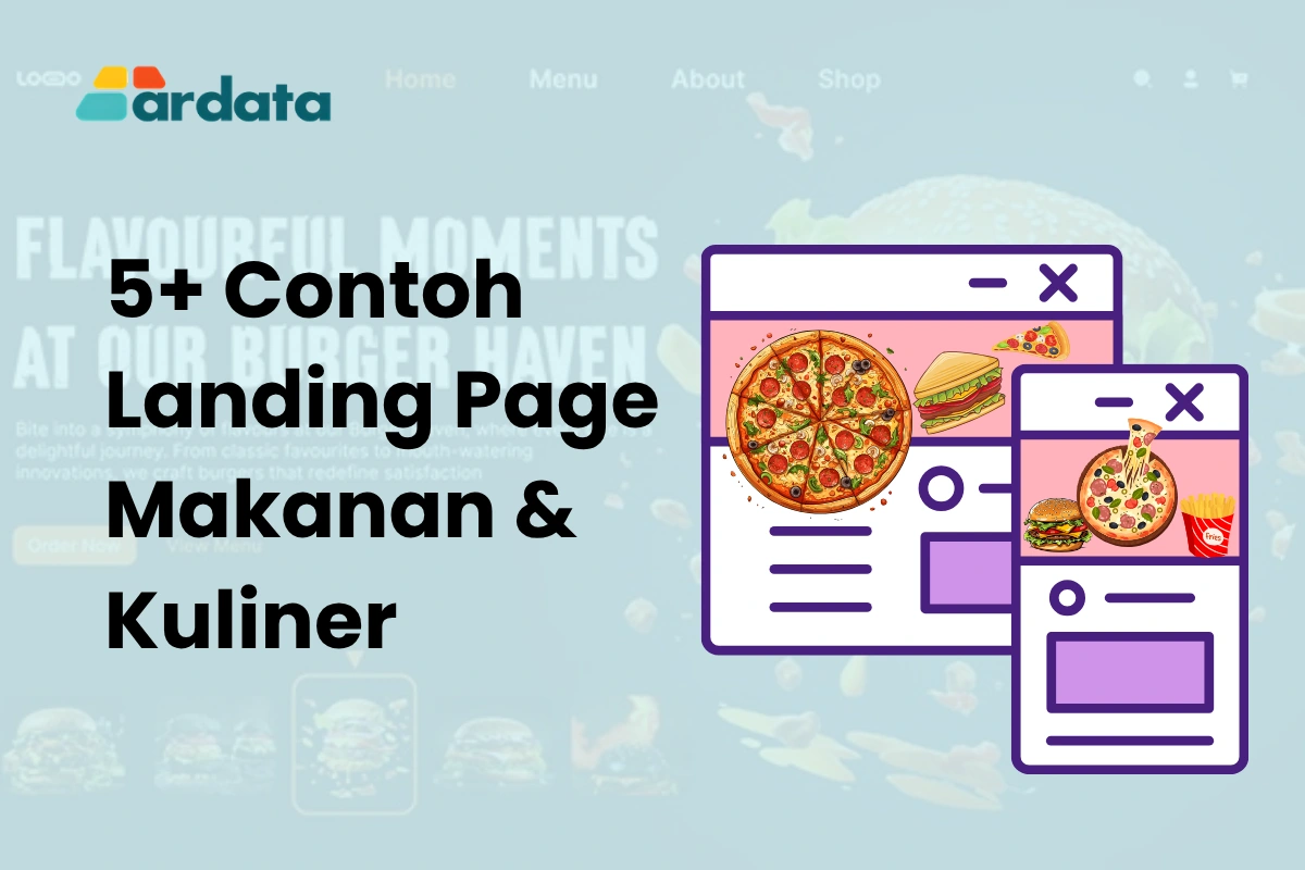 5+ Contoh Landing Page Makanan dan Kuliner yang Menarik Pengunjung