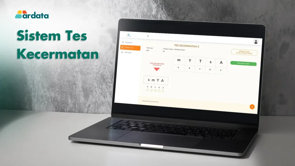Jasa Pembuatan Sistem Tes Kecermatan (Angka Hilang)