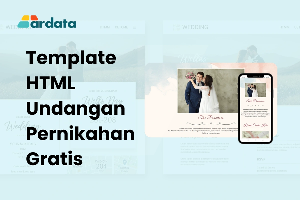 +5 Template HTML Untuk Undangan Pernikahan + Free Download