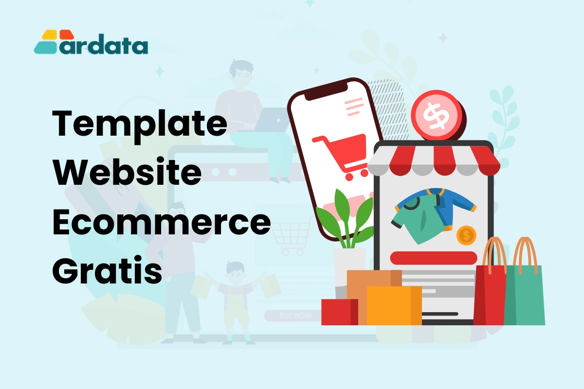 Illustratsi Thumbnail Template Website Ecommerce Gratis