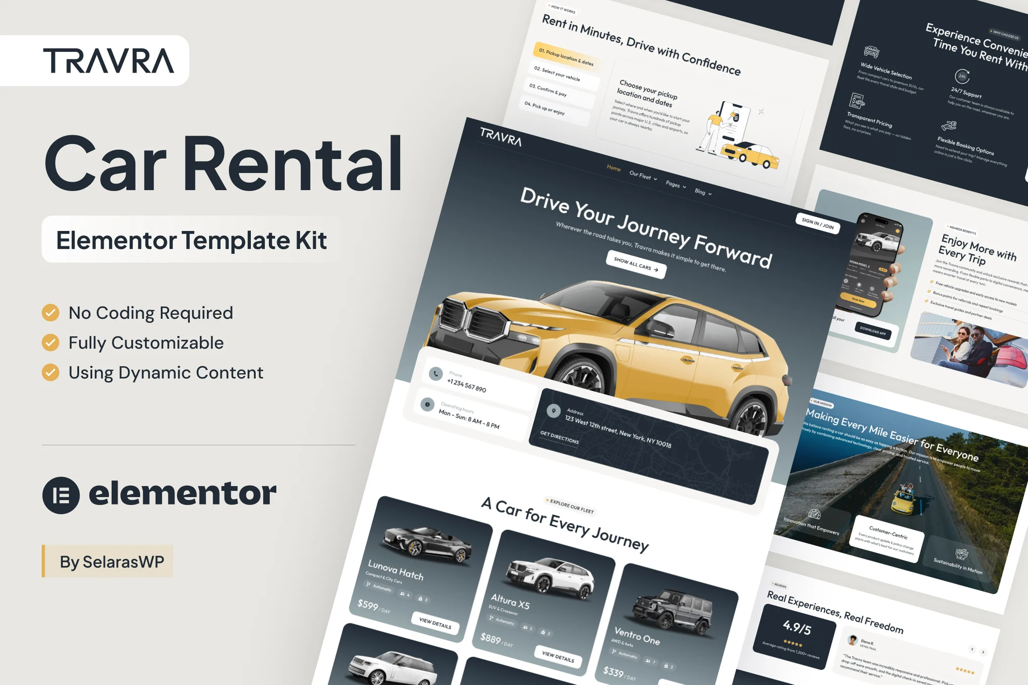 Template Web Rental Mobil - Travra