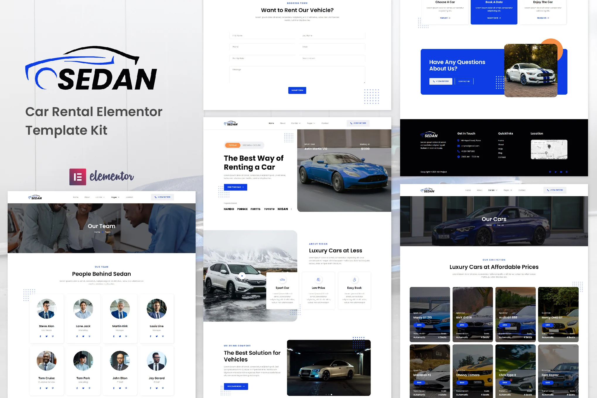 Template Web Rental Mobil - Sedan