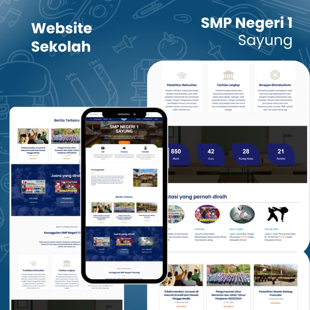 web smpn 1 sayung dibuat oleh tim ardata media