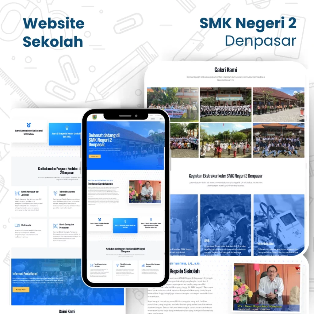 jasa buat sekolah Ardata Media membuat website sekolah smkn 2 denpasar