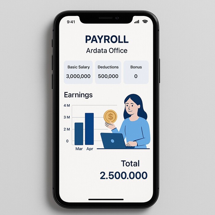 fitur sistem aplikasi payroll penggajian jurnal otomatis 