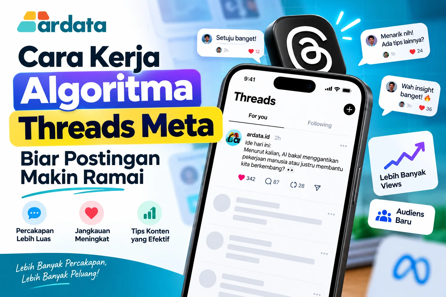Cara Kerja Algoritma Threads Meta: Biar Postingan Makin Ramai