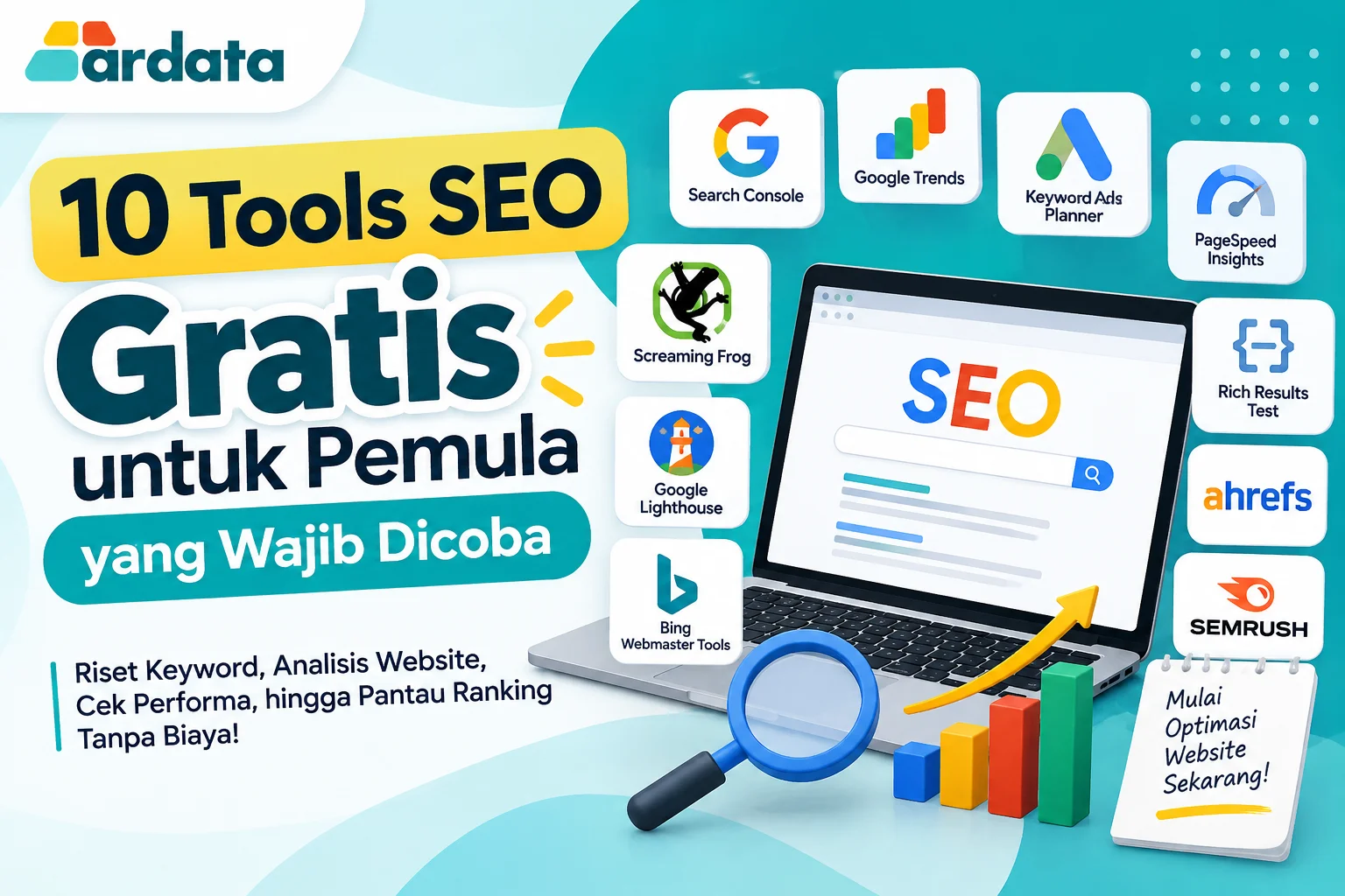 10 Tools SEO Gratis untuk Pemula yang Wajib Dicoba untuk Optimasi Website