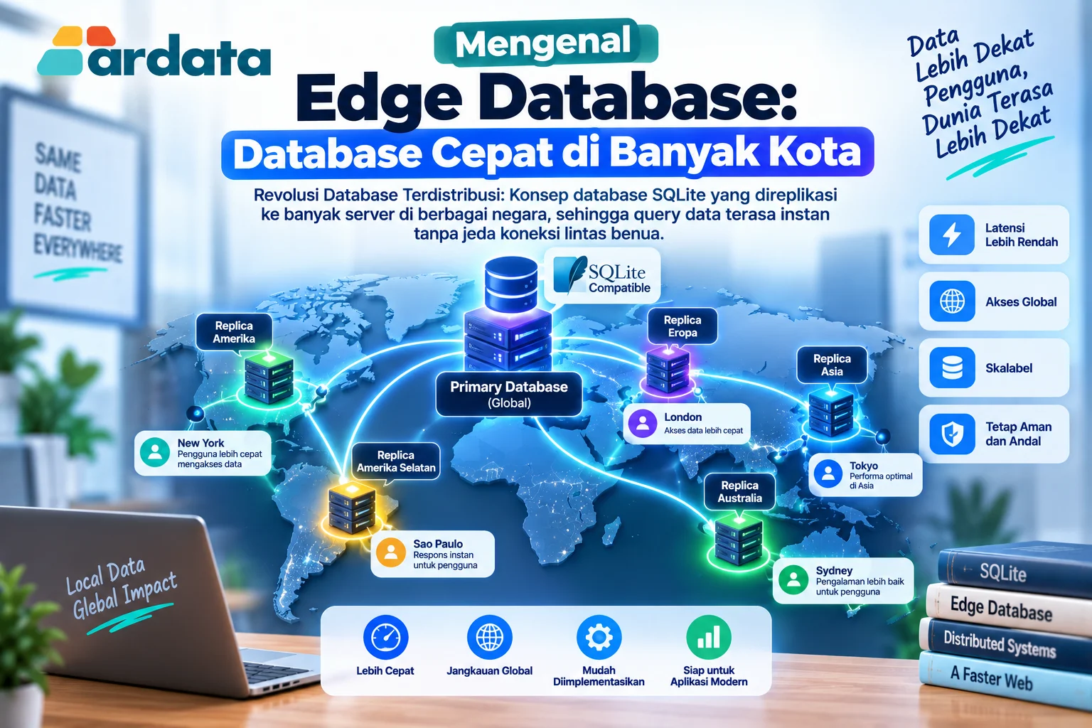 Mengenal Edge Database untuk database cepat di banyak kota