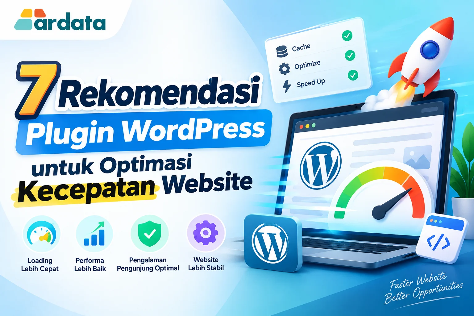 7 Rekomendasi Plugin WordPress untuk Optimasi Kecepatan Website